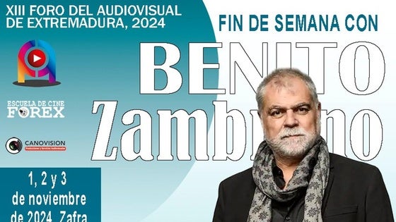 El director de cine Benito Zambrano dirigirá un taller del XIII Foro Audiovisual