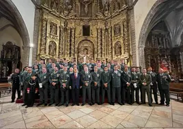 La guardia Civil en la celebración de su Patrona en 2023