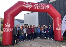 Salida de los participantes desde el Teatro de Zafra