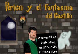 'Perico y el fantasma del castillo', magia teatralizada para la tarde del viernes con Fernando Flores