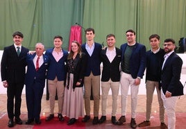 Los jóvenes organizadores de esta primera jornada