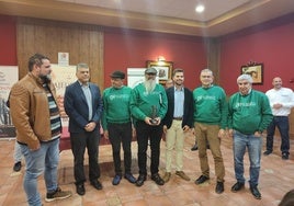 Entrega de premios a uno de los equipos de Zafra