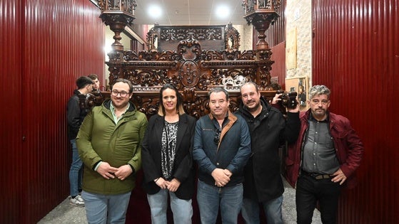 La Humildad y Paciencia presentó la remodelación del paso del Cristo