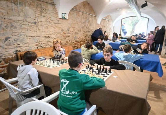 Algunos de los jugadores durante el campeonato