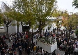 Salida de la procesión dese San Migue