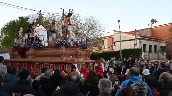El Martes Santo tuvo al 'Amarrao' y a la Virgen de las Angustias por las calles