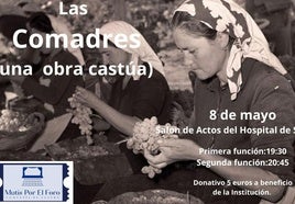 Cartel anunciador de la obra