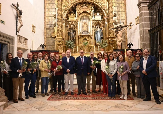 Acto de celebración en la iglesia de Santa Clara