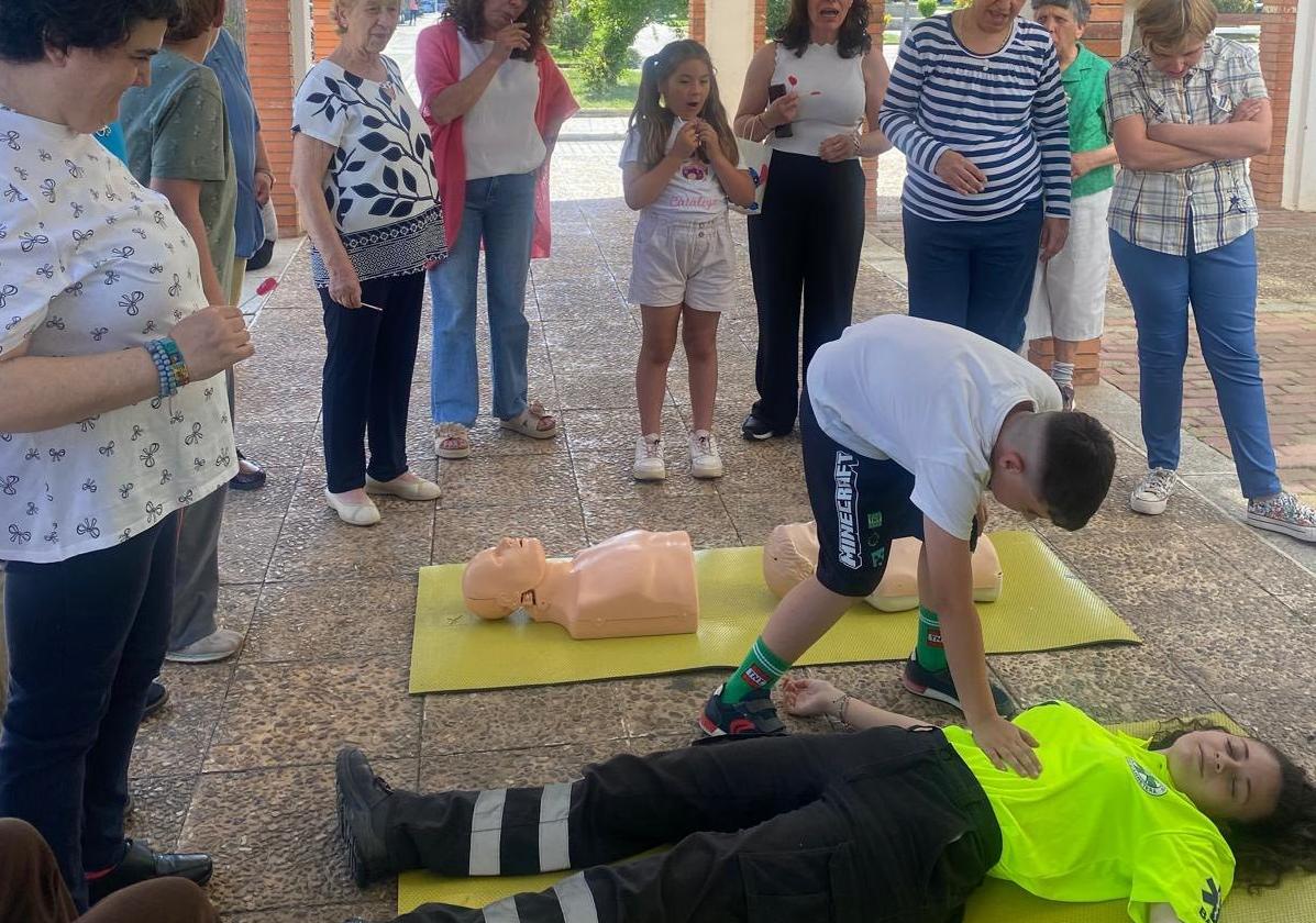 Algunos de lso participantes en el taller