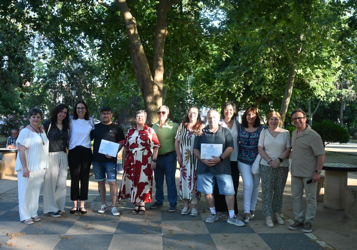 Los premiados en la entrega de premios