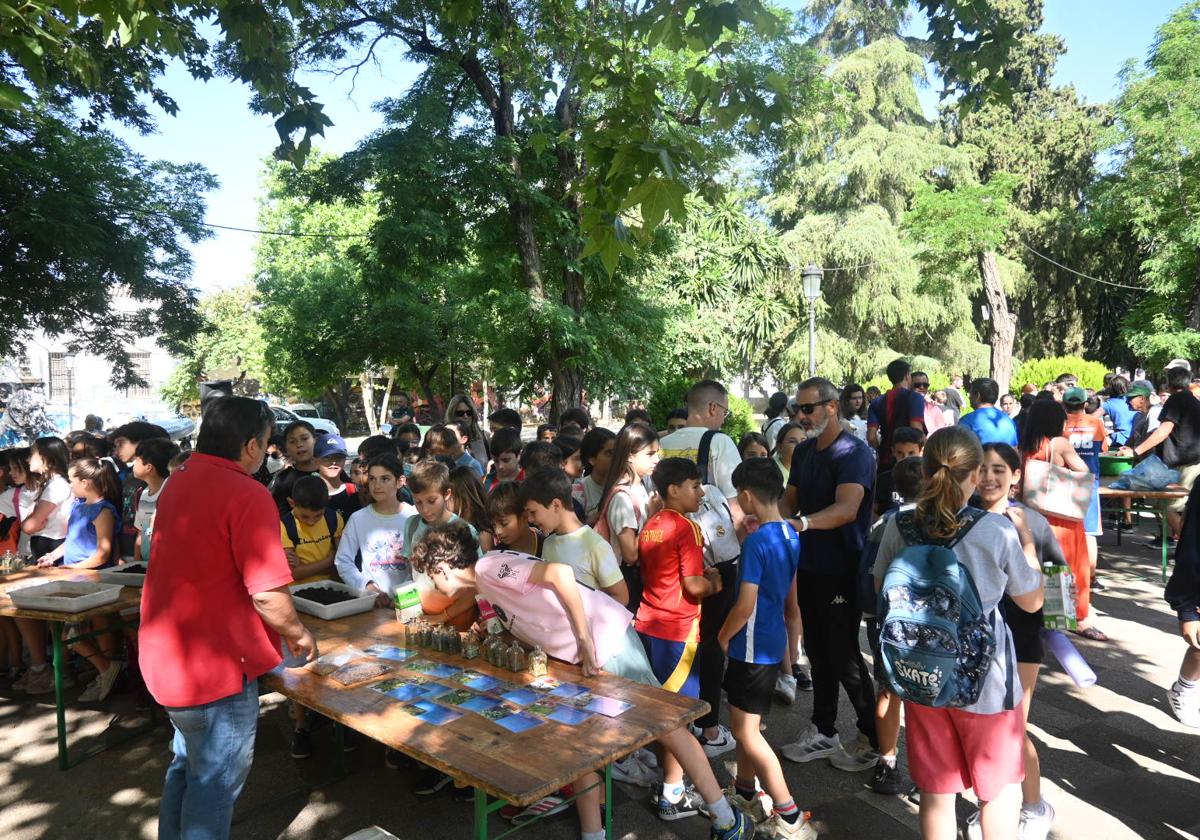 Los escolares disfrutaron de los talleres organizados