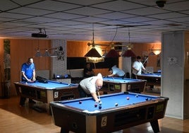 Los jugadores durante el campeonato