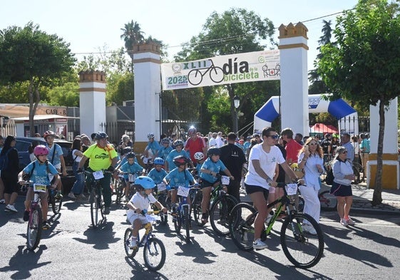 Momento de la salida de los participantes
