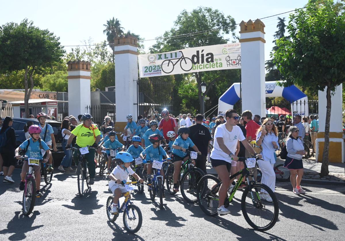 Momento de la salida de los participantes
