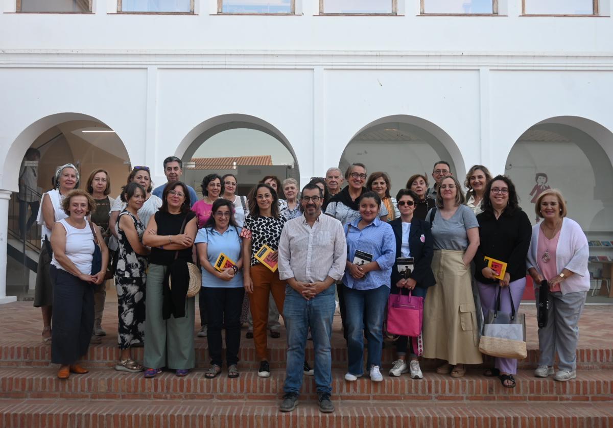 Los participantes en el club de lectura