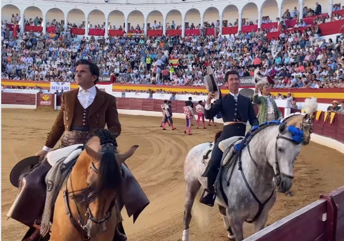 Los rejoneadores que torearon en la corrida del sábado
