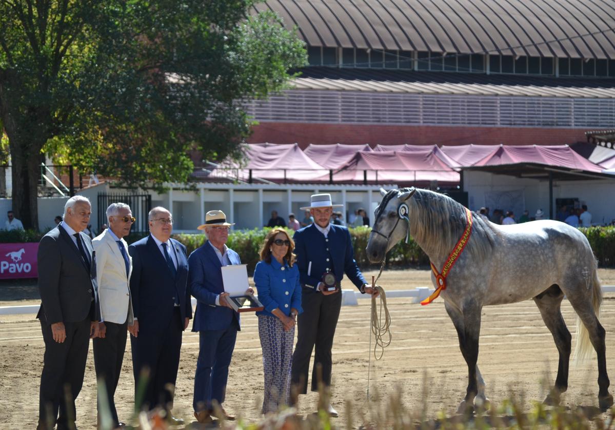 El campeón de la raza en el concurso de