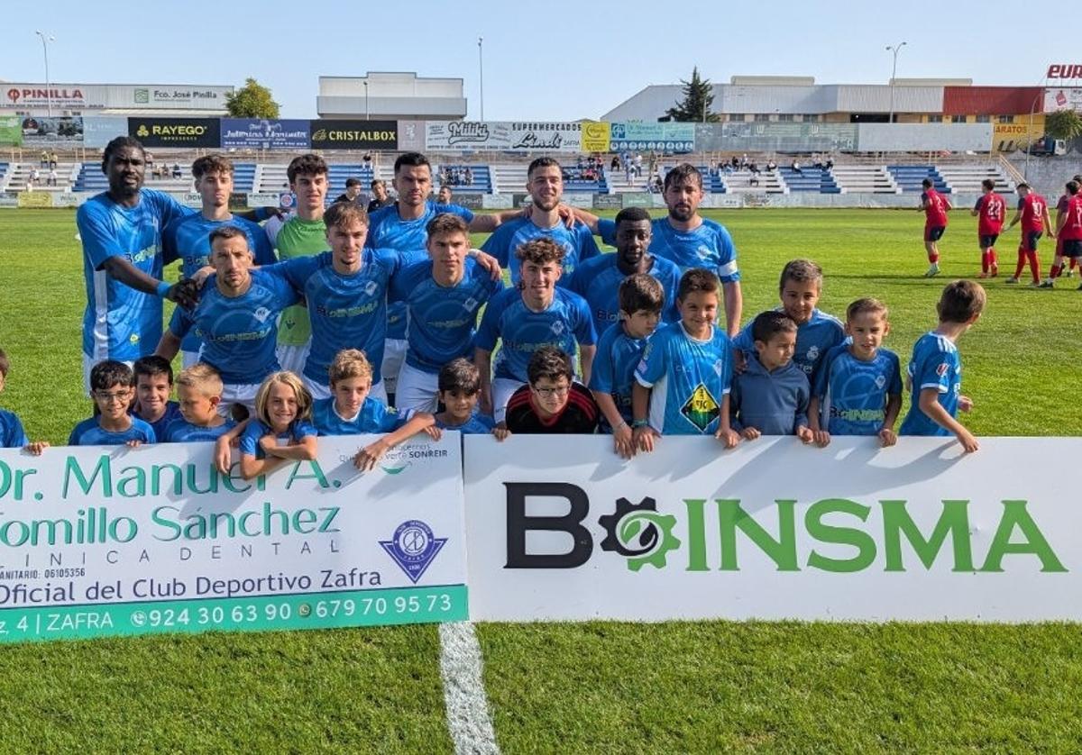 Once inicial en el últimp partido jugado por el equipo ante el Usagre