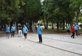Los participantes durante el torneo