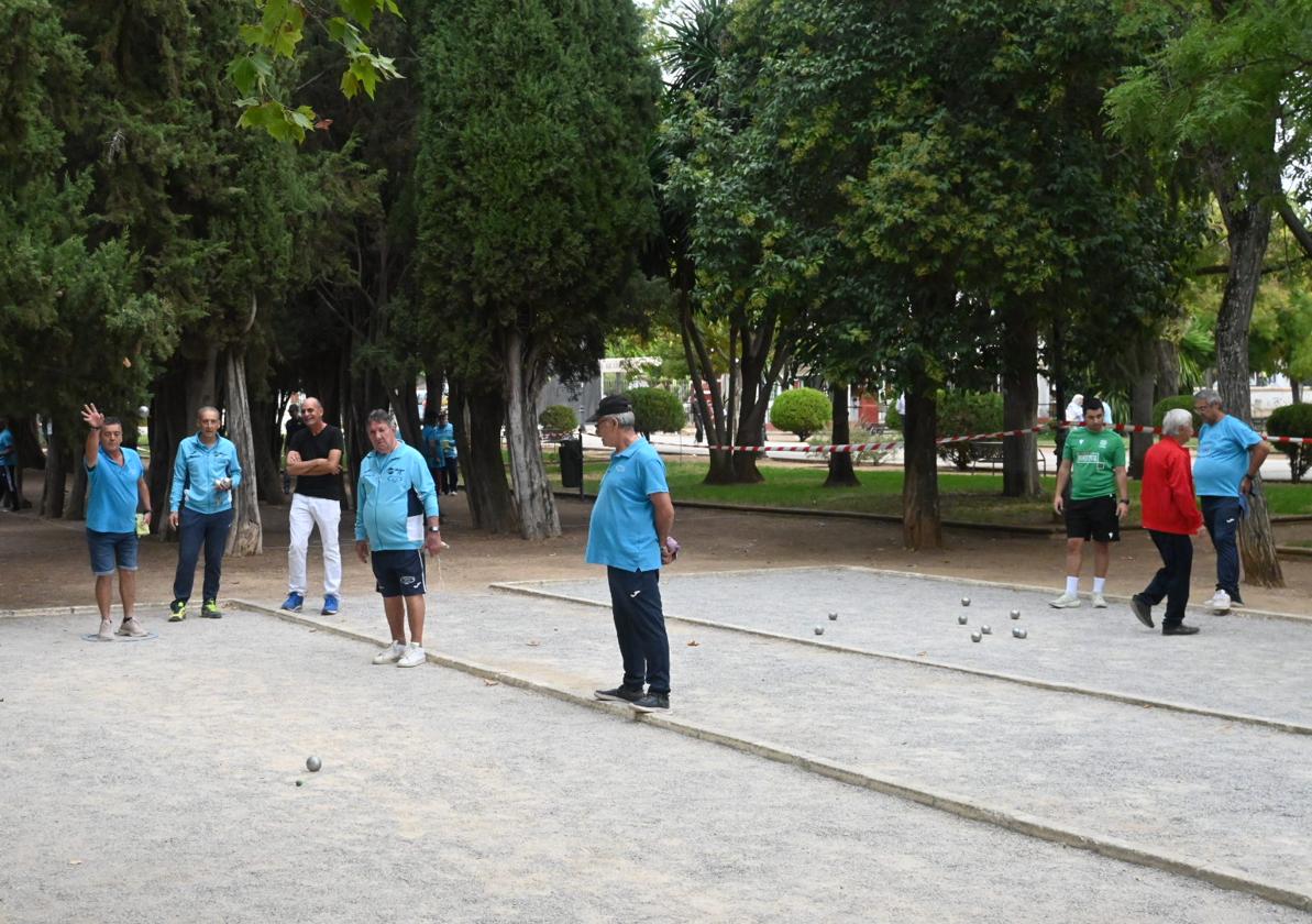 Los participantes durante el torneo