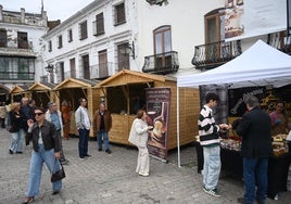 Las queserías en la Plaza Grande