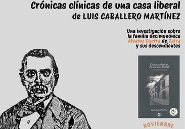El libro 'Crónicas clínicas de una casa liberal', de Luis Caballero Martínez, serña presentado en el Parador