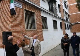 Momento del descubrimiento de la placa