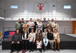 Los participantes en del evento