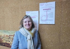 Josefa Moreno durante la presentación del evento