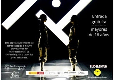 'Azul bosques', una propuesta escénica rompedora, llega este miércoles al Teatro de Zafra