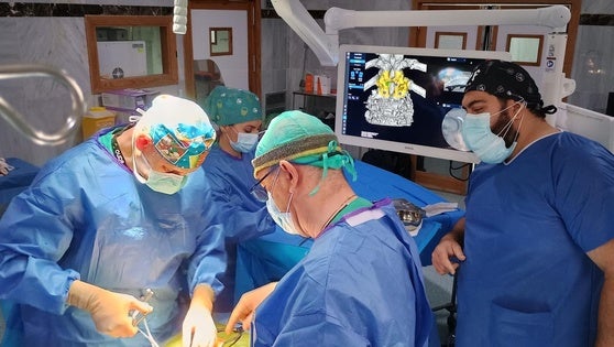 Realizadas las primeras intervenciones de columna con neuronavegación intraoperativa