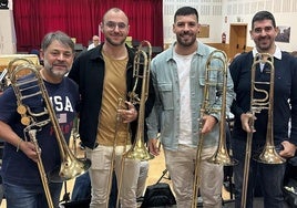 El cuarteto que actuará el sábado en el centro Santa Marina