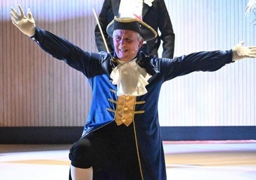 Javi Romero durante su pregón