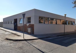 El nuevo centro durante su construcción