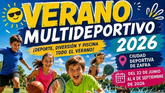 Abiertas las inscripciones para el Verano Multideportivo 2026 para niños de 3 a 16 años