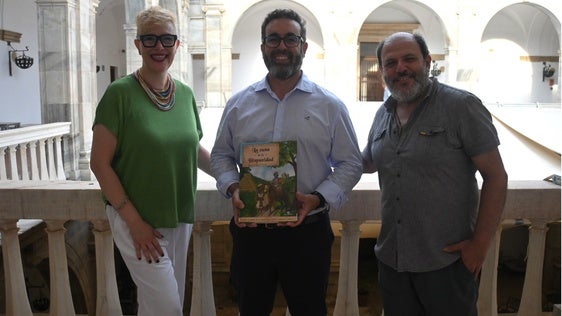 Luisma Domínguez reivindica en 'La Cuna de la Hispanidad' la conexión entre Extremadura y América