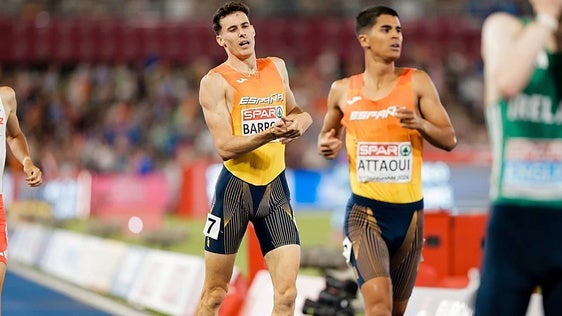 David Barroso termina cuarto en la final de los 800 metros del Europeo