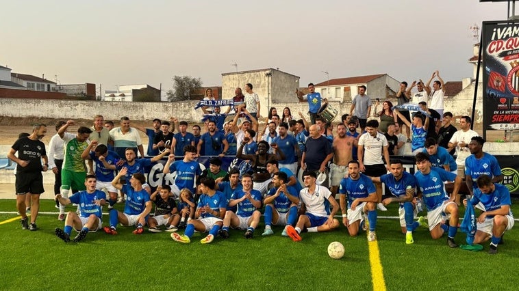 El CD Zafra ganó al Quintana de la Serena los tres primeros puntos en litigio