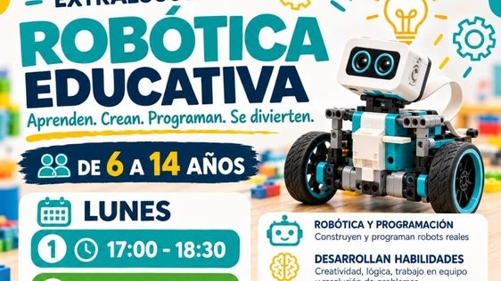 Una actividad extraescolar que acerca la robótica educativa a niños de 6 a 14 años