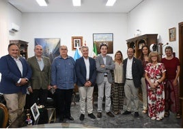 Asistentes a la firma del convenio