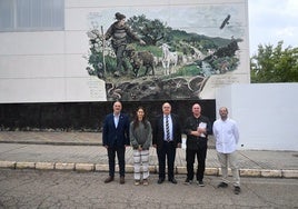Presentación del mural este sábado durante la FIG