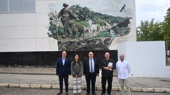 Presentación del mural este sábado durante la FIG