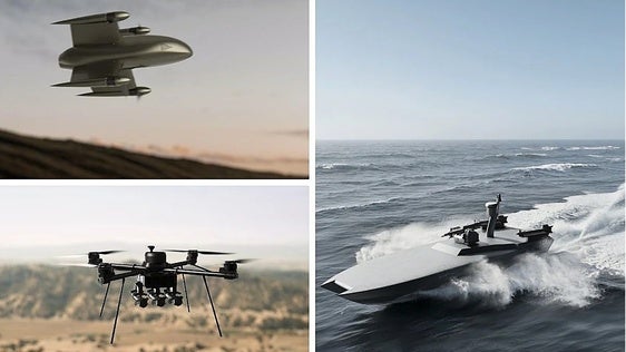 El interceptador de drones BanditX, el Gull y el catamarán lanzadera desarrollados por la compañía ARMMO