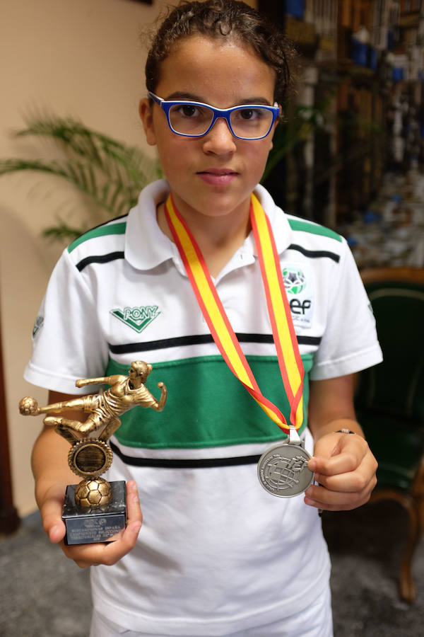 Alicia Barrante, subcampeona de España de fútbol