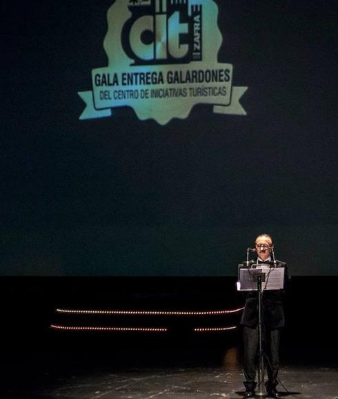 Gala Galardones 2015 con su presidente Tomás Rayego 