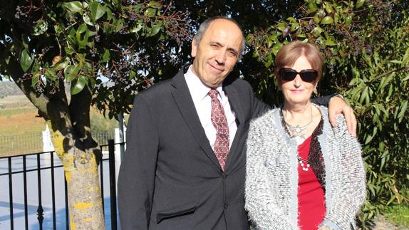 Servando Gordillo, junto a su esposa Mercedes 
