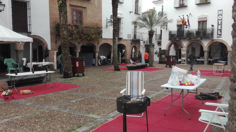 Preparación de la Bacanal de la Grasa 