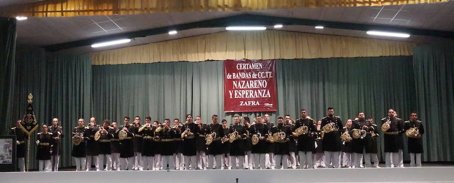 El XIII Certamen de Bandas de Cornetas y Tambores María Santísima de la Esperanza congrega a unas 1500 personas