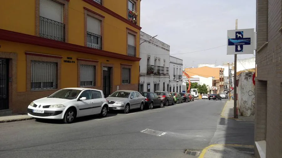 Vista de la calle Fontanilla antes de las obras 