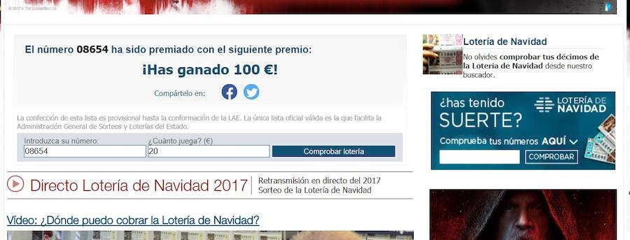 Alguno de los buscadores con el error 